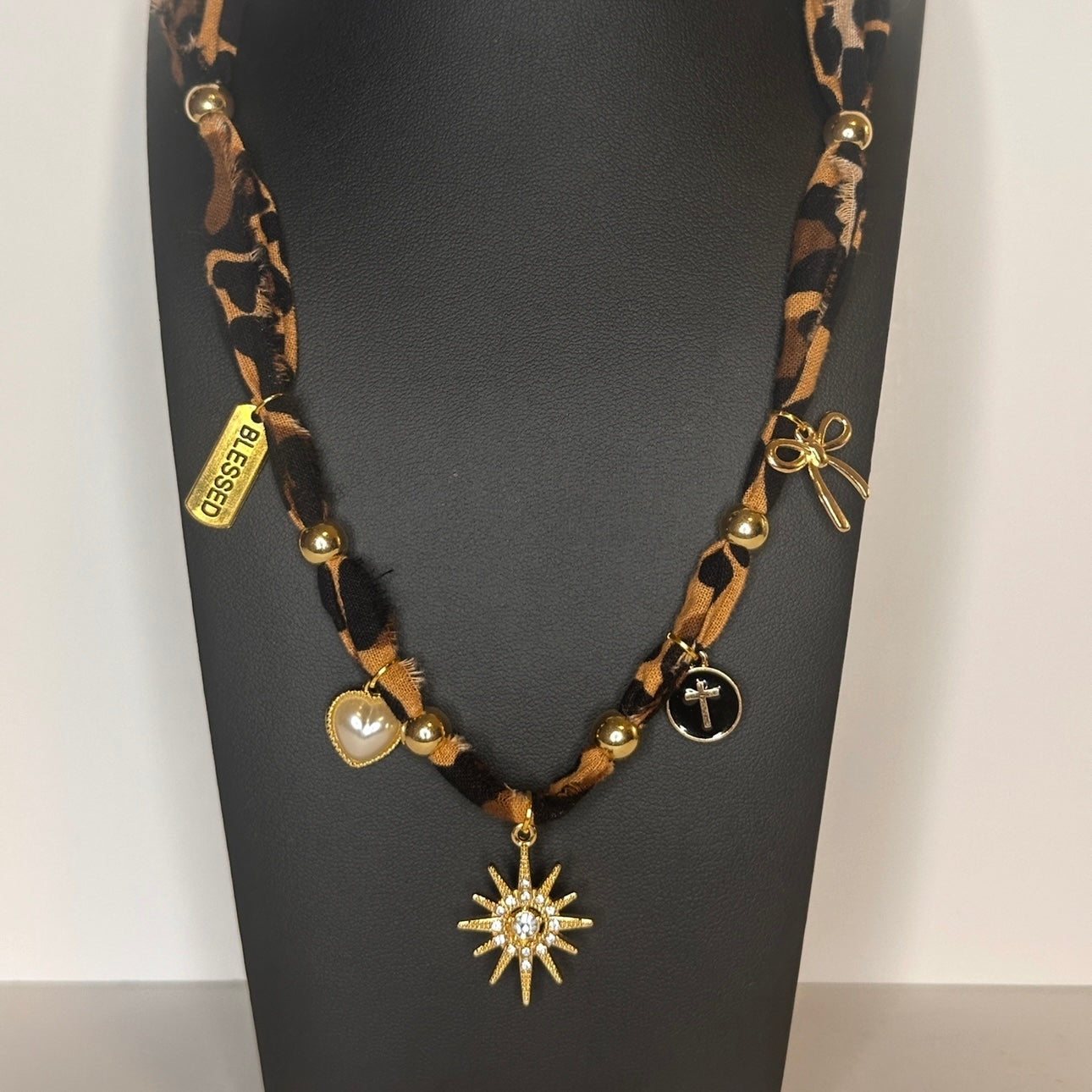 Bandana Charm Necklace