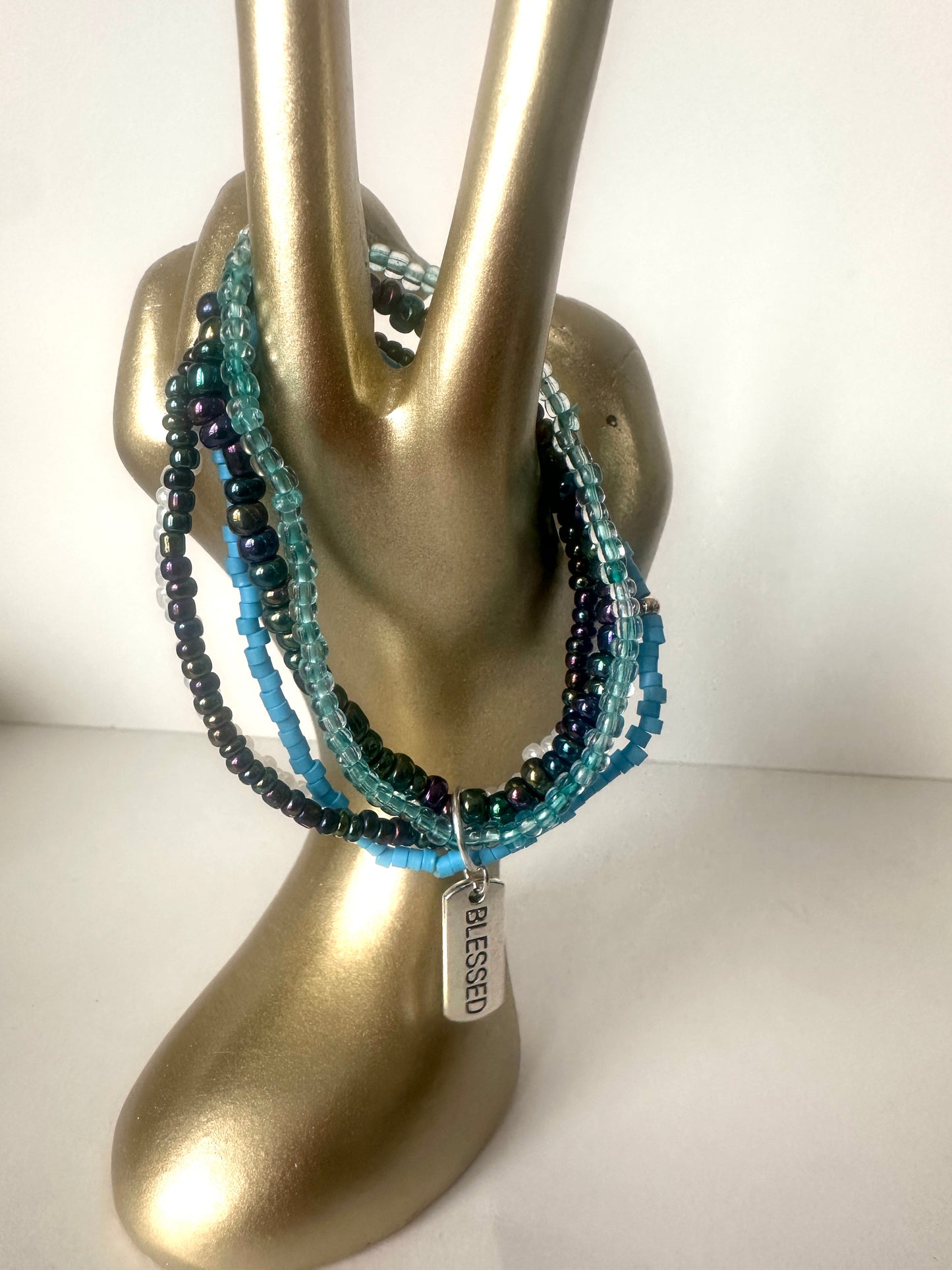 Blessed In Blue Bundle bracelets