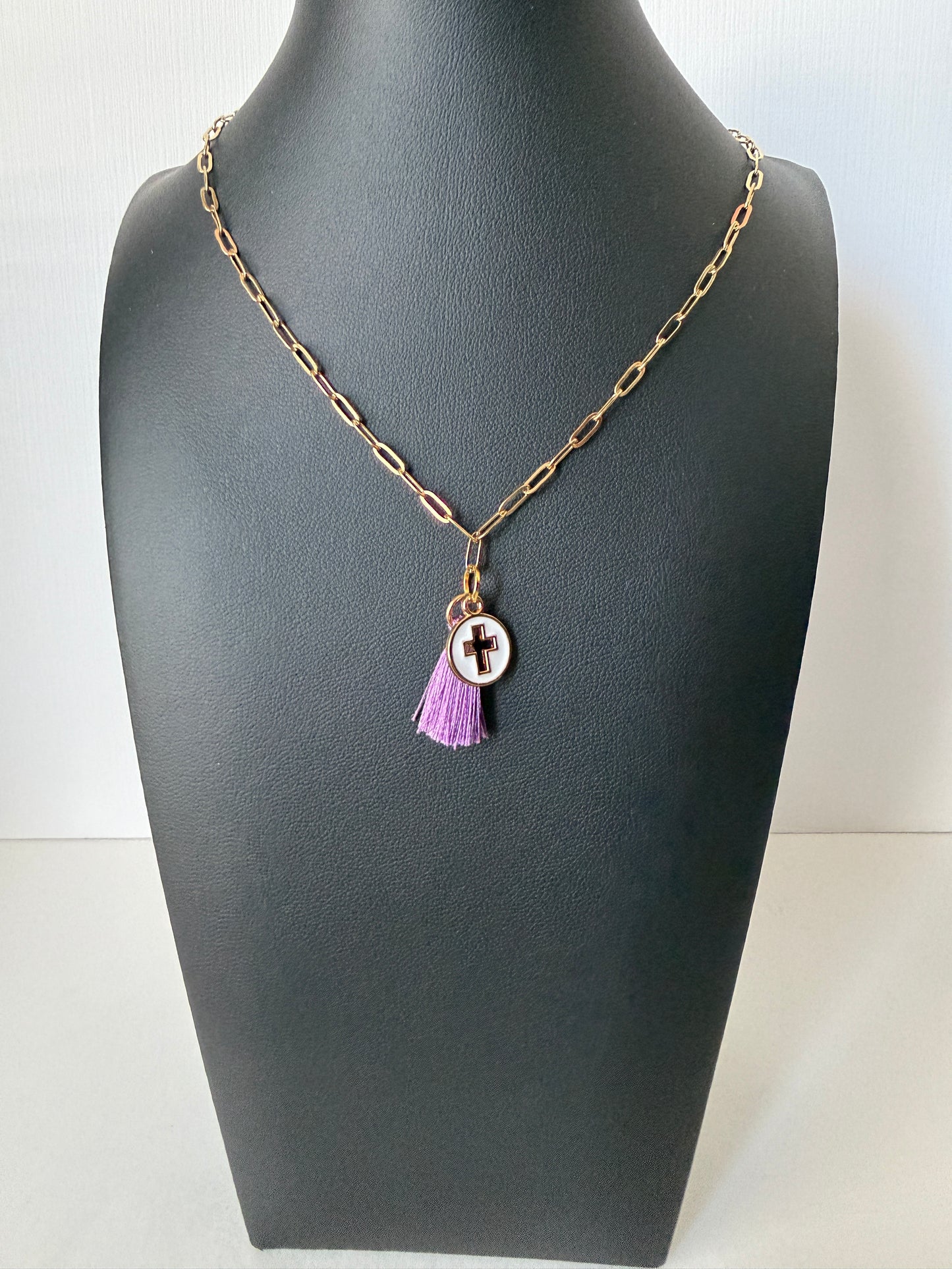 Tassel pendant necklace
