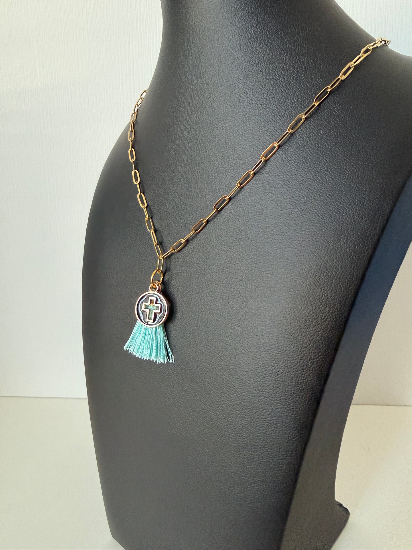 Tassel pendant necklace