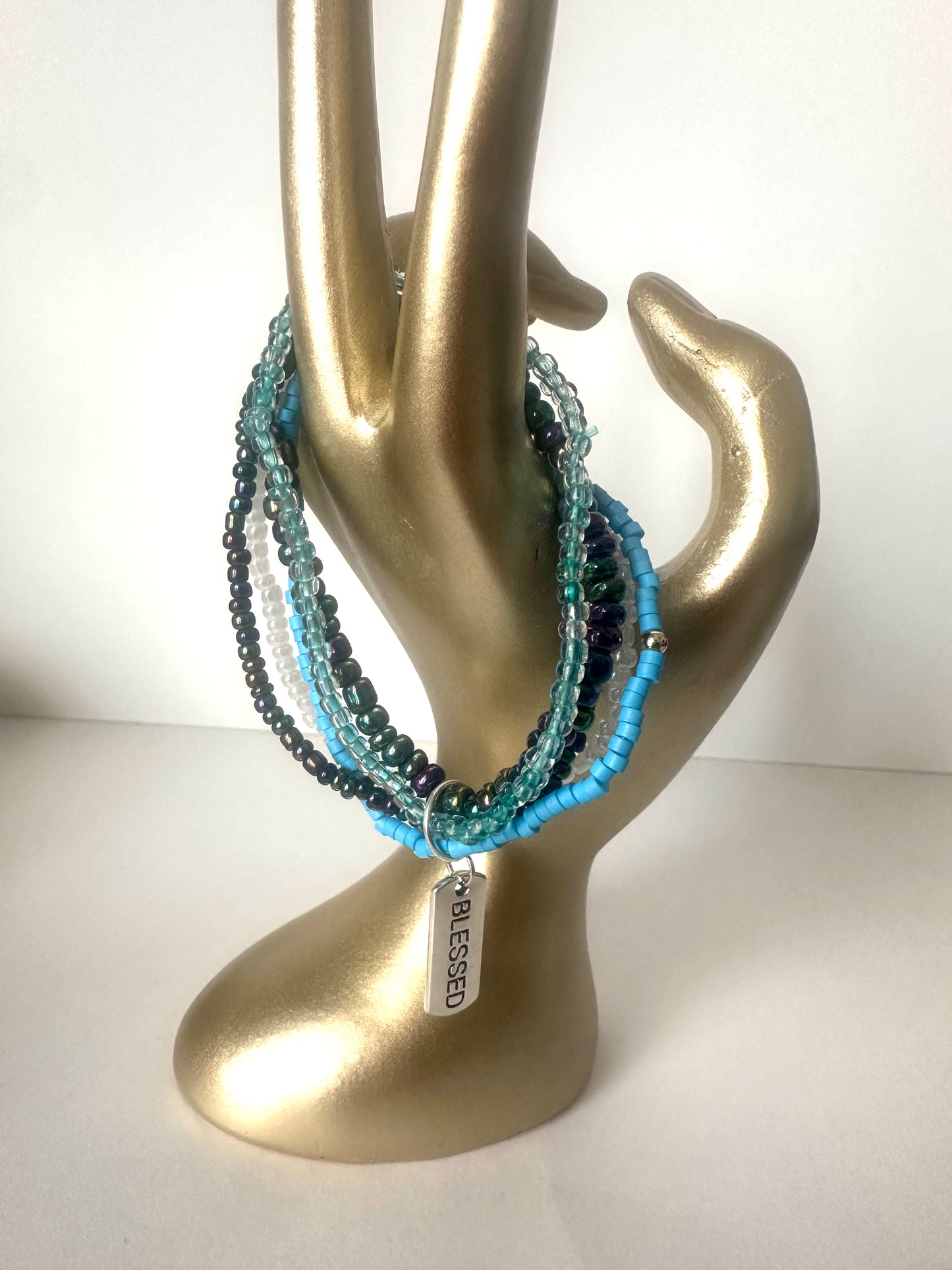 Blessed In Blue Bundle bracelets