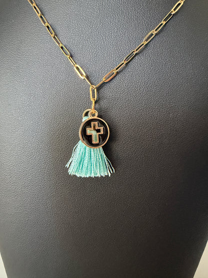 Tassel pendant necklace