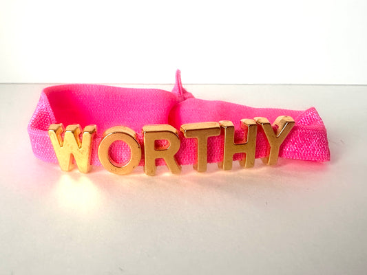 WORTHY stretch bracelet