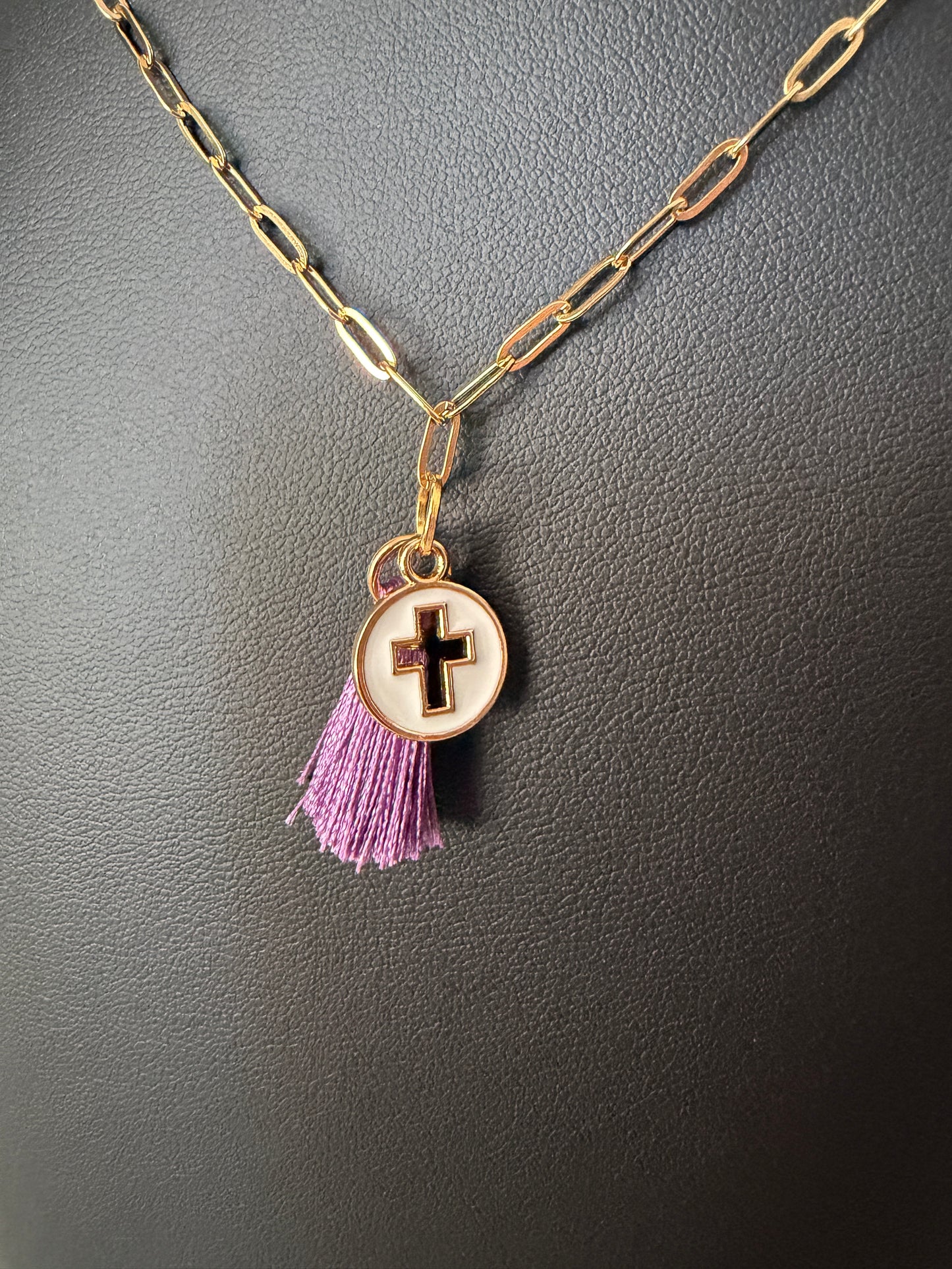Tassel pendant necklace