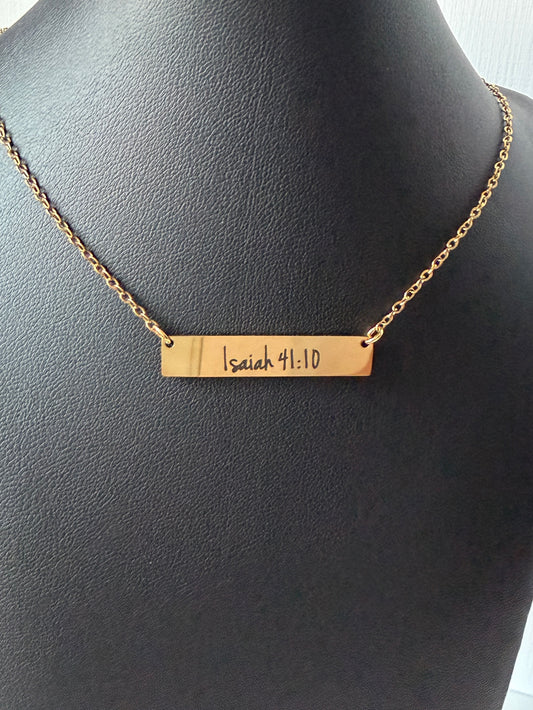 Isaiah 41:10 Necklace