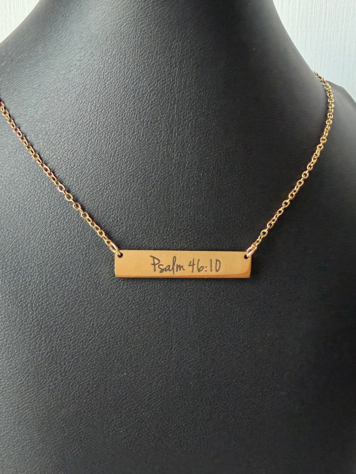 Psalm 46:10 Necklace