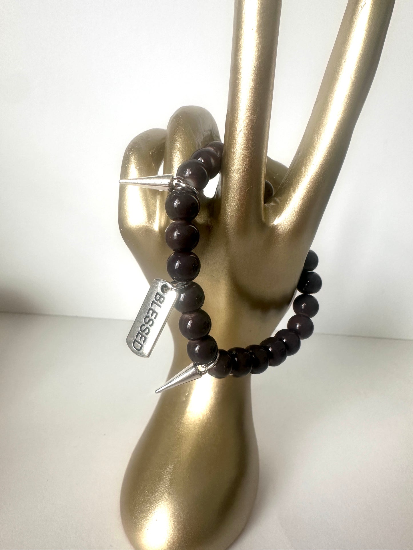 Mulberry spike bracelet