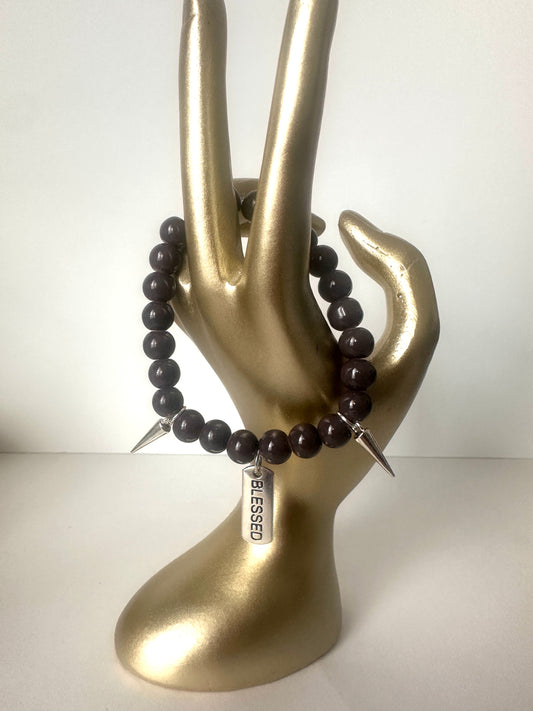 Mulberry spike bracelet
