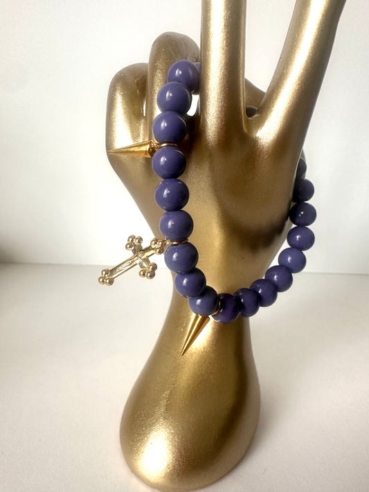 Grape spike bracelet