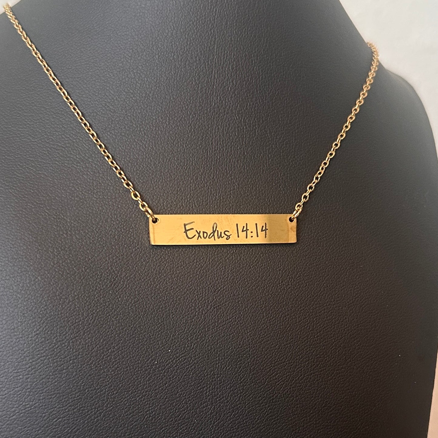 Exodus 14:14 Necklace