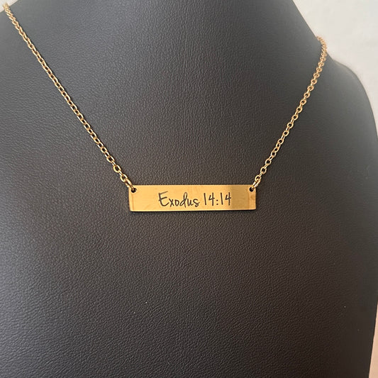 Exodus 14:14 Necklace
