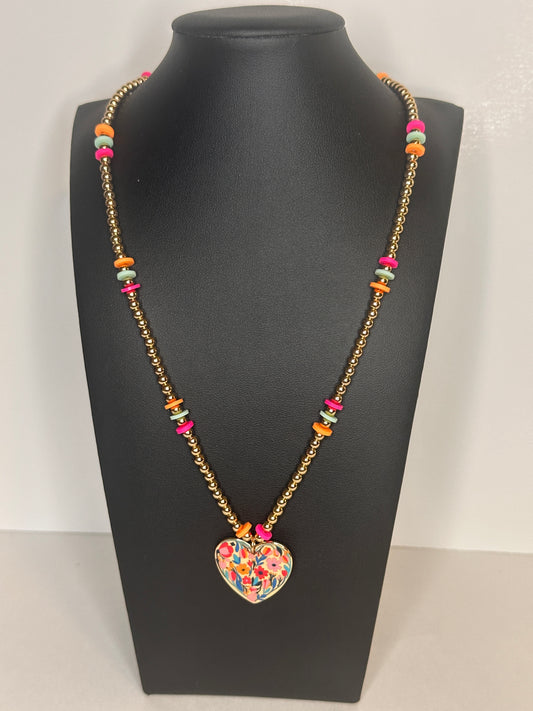 Consider The Wildflowers Pendant Necklace