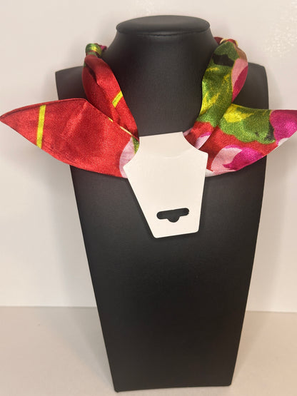 Rosey Scarf Necklace
